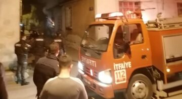 Metruk evde çıkan yangın korkuttu