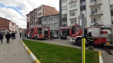 Yaşlı kadın ve kedisi kurtarıldı