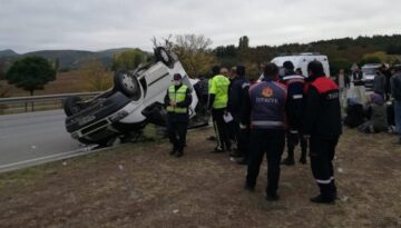 Üzücü kazada 18 işçi yaralandı!