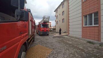 Elektrik telleri yangın çıkardı