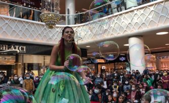 AHL Park Avm’de Bubble show