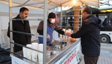 Sungurlu’da ücretsiz çorba ikramı