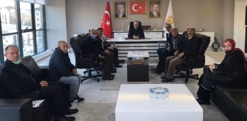 Başkan Ahlatcı’ya teşekkür ziyareti
