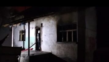 Metruk evdeki yangın korkuttu
