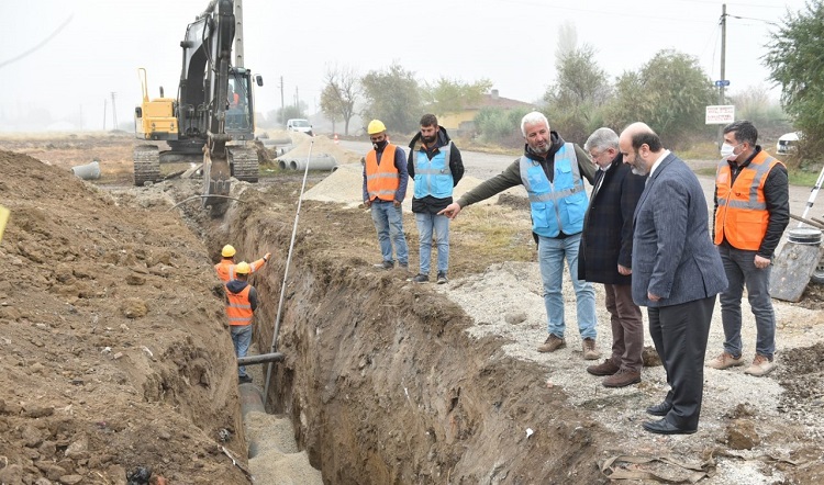 2021 yılında 76 bin 100 metre altyapı