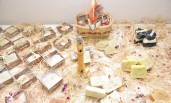 Çorum’da leblebili sabun üretildi