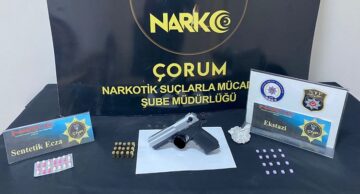 Çorum’da uyuşturucu yakalandı!