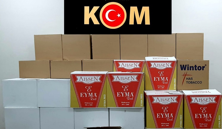 Polis kaçak makaron yakaladı