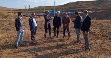 Arıtma tesisi için yer tespiti yapıldı