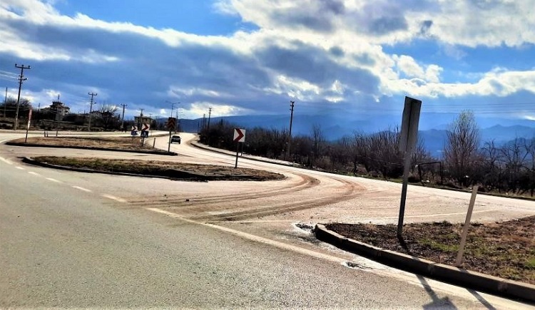 O kavşakta tahribat giderildi!