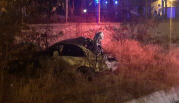 Genç sürücü kazada can verdi!