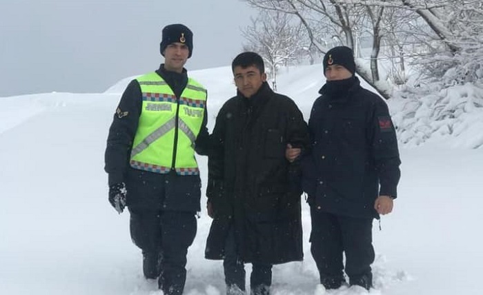 Kayıp bekçiyi jandarma buldu