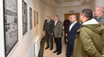 Gazete manşetleri sergisi açıldı