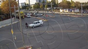 Kaza anları kameraya yansıdı!