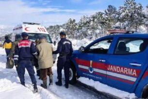 Mahsur kalan hasta kurtarıldı