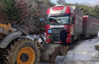 Ortaköy Belediyesi yardımına yetişti