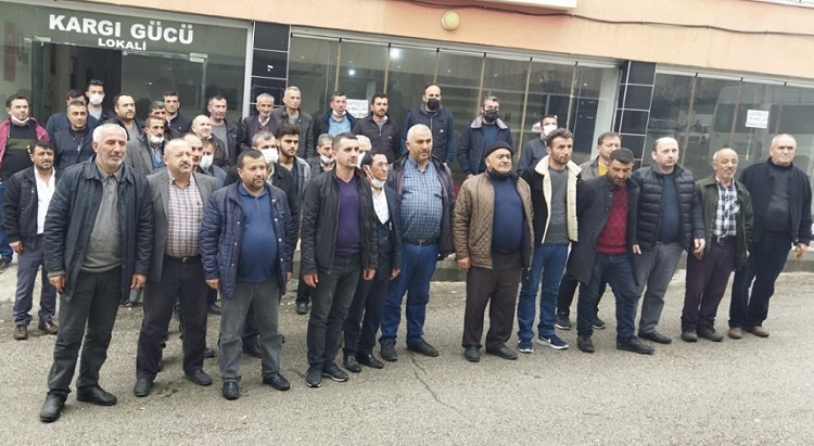 Orman köylüsü üretimi durdurdu