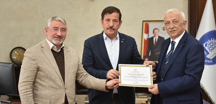 Başkan Aşgın’a teşekkür ettiler