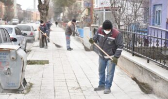 Belediye temizlik çalışması başlattı