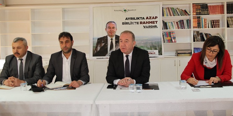 Başkan muhtarlarla bir araya geldi