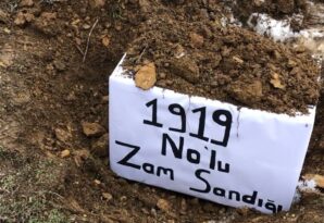 Zam sandığını toprağa gömdüler