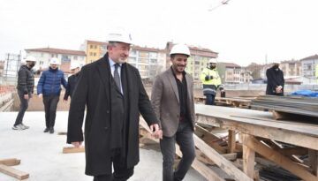 Bedesten inşaatı devam ediyor