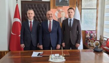 Bölge müdürü Başkan’ı ziyaret etti