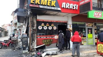 İş yerinde çıkan yangın korkuttu