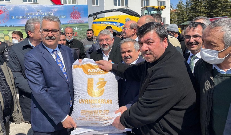 Sertifikalı nohut tohumu dağıtıldı