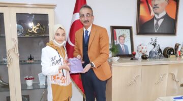 Hiranur’un projesi Çorum’u temsil etti