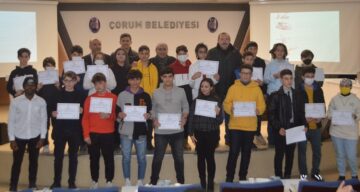 Genç mucitler sertifikalarını aldı