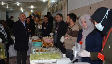 Alp bebek için kermes düzenlendi