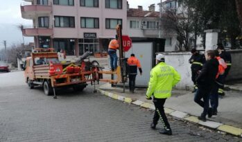 Trafik tabelaları çalınmıştı!
