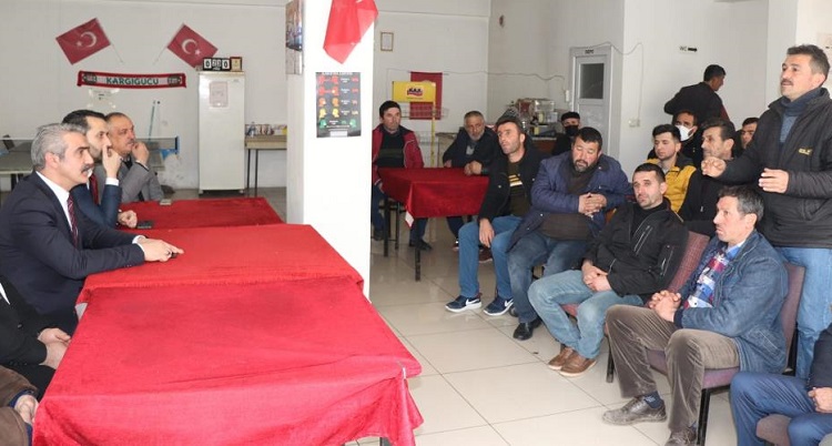 Başkan işçilerle bir araya geldi