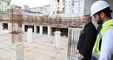 Bedesten inşaatı hızla ilerliyor
