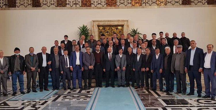 Köy muhtarlarını mecliste ağırladı