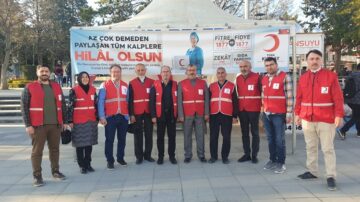 Kızılay Ramazan bağış standı açtı