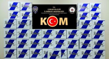 Bandrolsüz boş makaronlar ele geçirildi