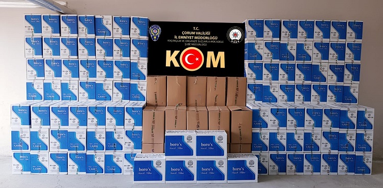 Polisten kaçak sigara operasyonu!