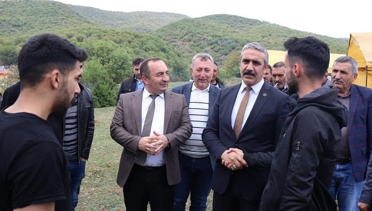 Başkan yağmur duasına katıldı