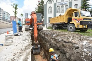 Altyapı çalışmaları devam ediyor