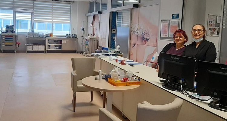 Hastanede yeni bölüm hizmete açıldı