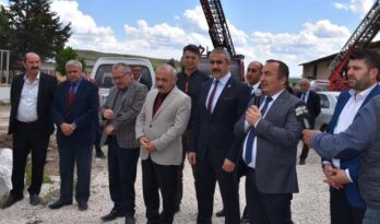 İskilip’te beton parke tesisi açıldı
