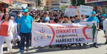 Sağlıklı yaşam için yürüdüler