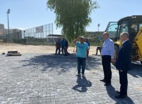Şahiner belediye çalışmalarını inceledi