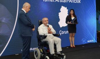Çorumlu yatırımcıya Bakan’dan ödül