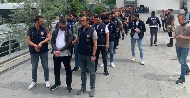 Süpürme operasyonuna 66 gözaltı!