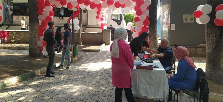 Kan bağışı festivaline yoğun ilgi!