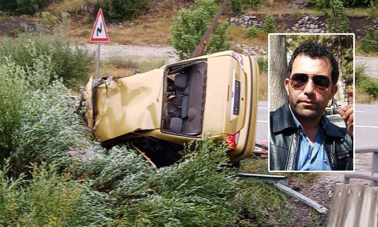 Üzücü kazada sürücü can verdi!