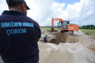 Alt yapı çalışması sürüyor